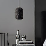 Modern Nordic Cylinder Cement Pendant Light LED Hanging Lamp for Kitchen Island and Dining Room