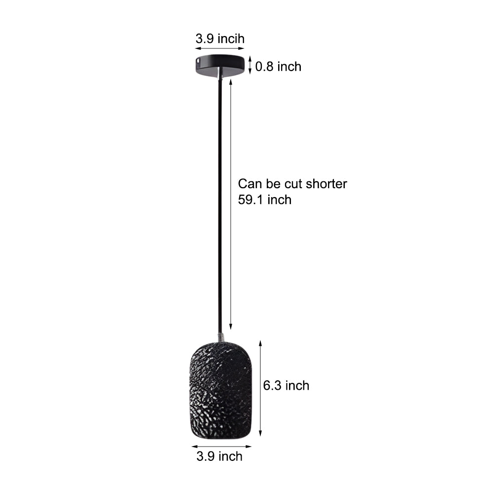 Modern Nordic Cylinder Cement Pendant Light LED Hanging Lamp for Kitchen Island and Dining Room