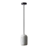Modern Nordic Cylinder Cement Pendant Light LED Hanging Lamp for Kitchen Island and Dining Room