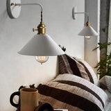 Modern Nordic Dome Wall Sconce Metal Painted LED Sidelight for Bedroom Living Room