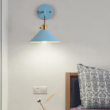 Modern Nordic Dome Wall Sconce Metal Painted LED Sidelight for Bedroom Living Room