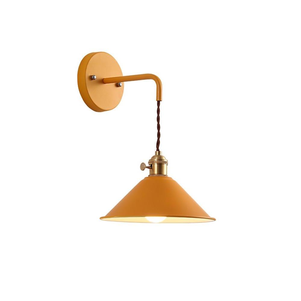 Modern Nordic Dome Wall Sconce Metal Painted LED Sidelight for Bedroom Living Room