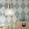 Modern Nordic Glass Bowl Pendant Light with Electroplated Metal Finish for Kitchen Island