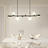 Modern Nordic Glass Globe LED Chandelier 3 Step Dimming Dining Room Island Pendant Light
