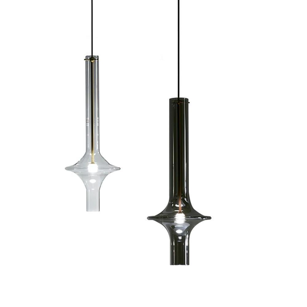 Modern Nordic Glass Pendant Light Adjustable Height LED Hanging Lamp for Living Room Kitchen and Entryway