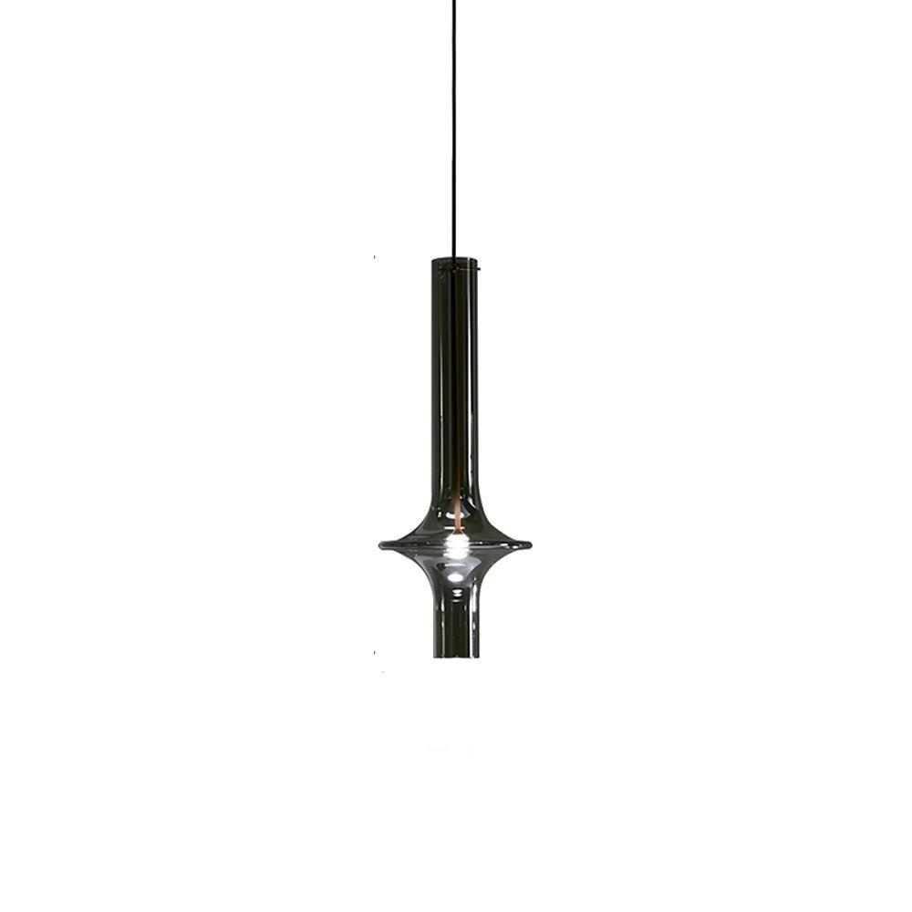 Modern Nordic Glass Pendant Light Adjustable Height LED Hanging Lamp for Living Room Kitchen and Entryway