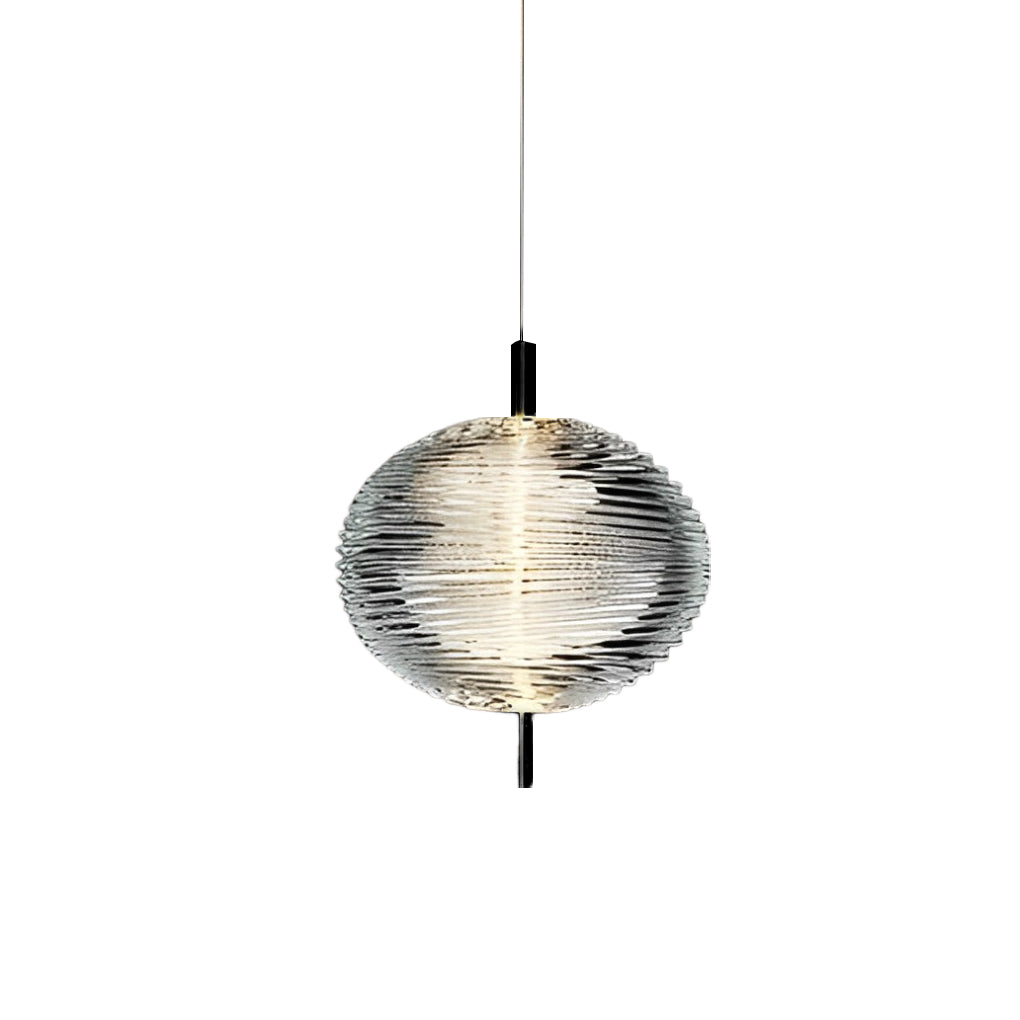 Modern Nordic Glass Shade LED Pendant Light Iron Chandelier for Kitchen Island and Dining Room