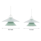 Modern Nordic Iron Glass LED Chandelier Minimalist Pendant Light for Living Dining Room