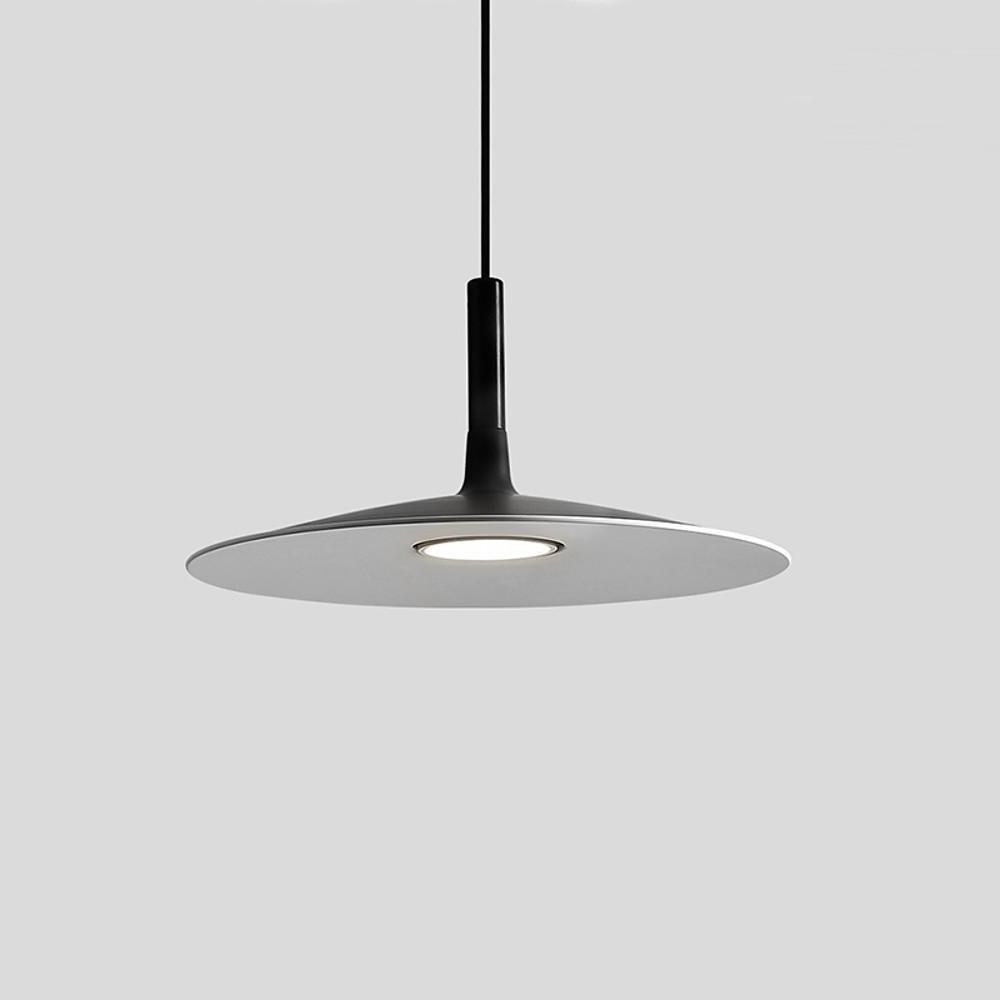 Modern Nordic LED Circular Disc Pendant Light for Kitchen and Dining Room