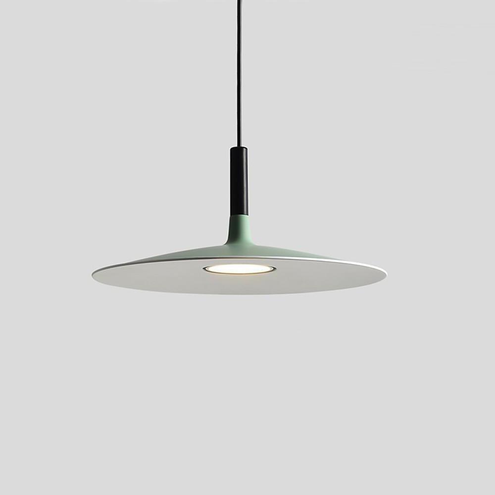 Modern Nordic LED Circular Disc Pendant Light for Kitchen and Dining Room