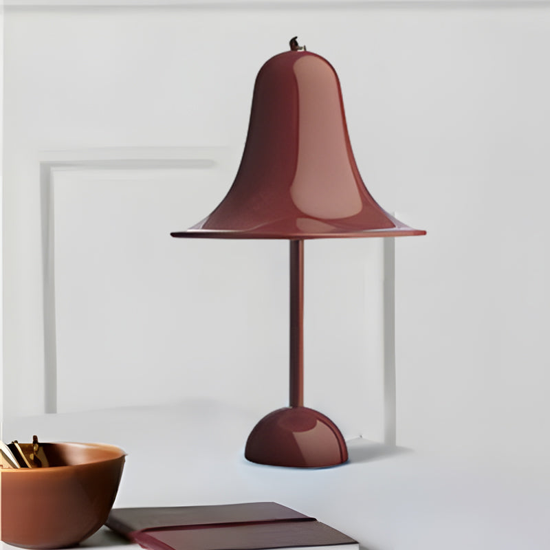 Modern Nordic LED Hat Table Lamp Dimmable Iron Desk Light for Bedroom and Living Room