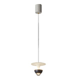 Modern Nordic LED Pendant Light with Integrated Spotlight 3 Step Dimming Hanging Ceiling Lamp