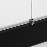 Modern Nordic LED Strip Pendant Light for Dining Room and Office Neutral White Finish