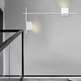 Modern Nordic LED Strip Wall Sconce with 3 Color Dimming and Iron Finish for Interior Lighting