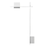 Modern Nordic LED Strip Wall Sconce with 3 Color Dimming and Iron Finish for Interior Lighting