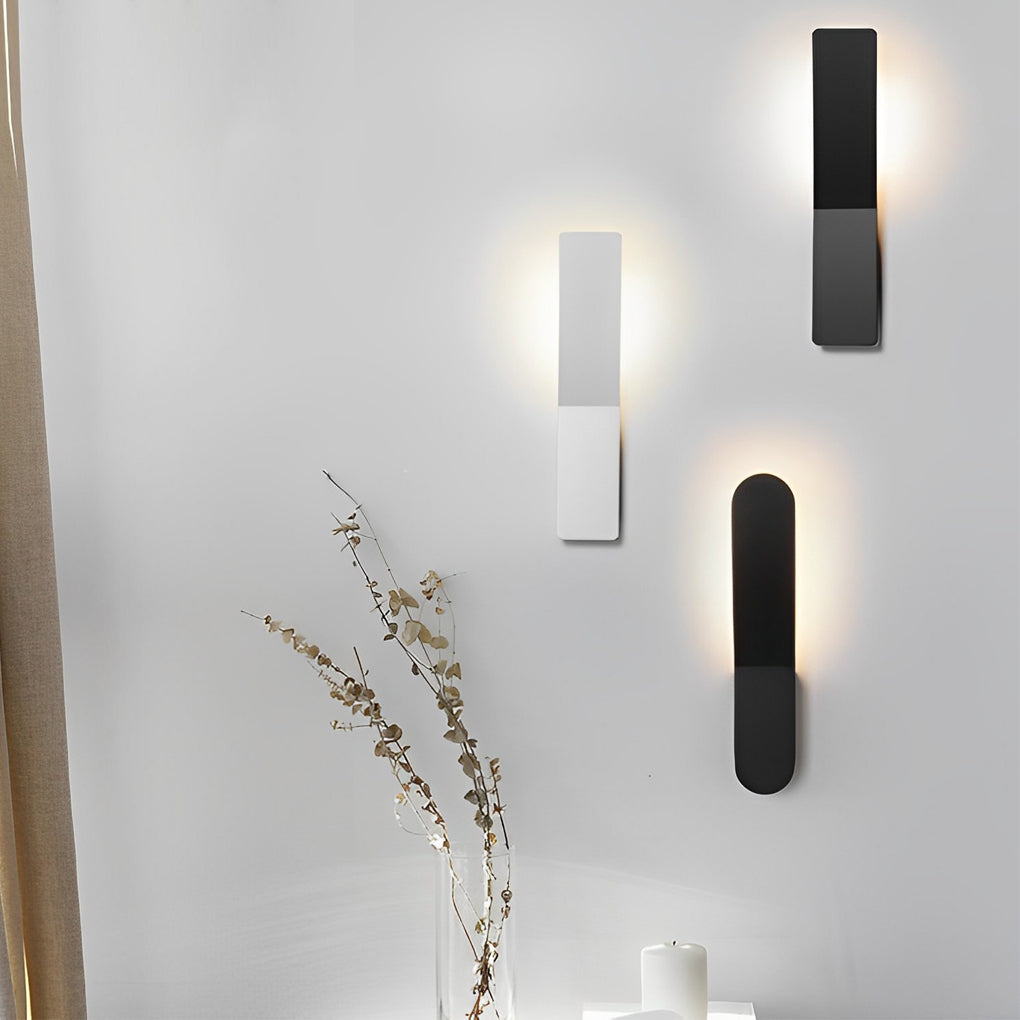 Modern Nordic LED Wall Sconce Minimalist Aluminum Indoor Lighting Fixture for Bedroom and Living Room