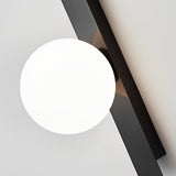Modern Nordic Long Strip LED Wall Sconce with Three Color Dimming and Adjustable Spotlight