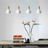 Modern Nordic Minimalist Aluminum Pendant Light Geometric Small Chandelier for Kitchen Island and Bedside