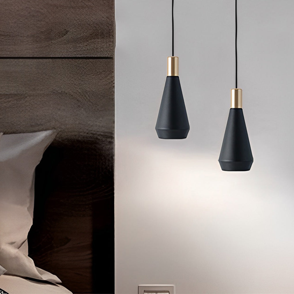 Modern Nordic Minimalist Aluminum Pendant Light Geometric Small Chandelier for Kitchen Island and Bedside