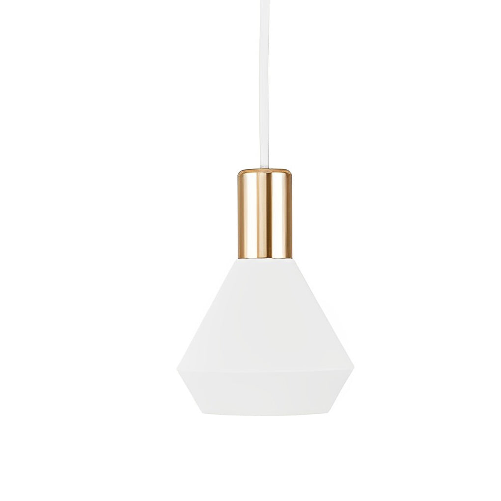 Modern Nordic Minimalist Aluminum Pendant Light Geometric Small Chandelier for Kitchen Island and Bedside