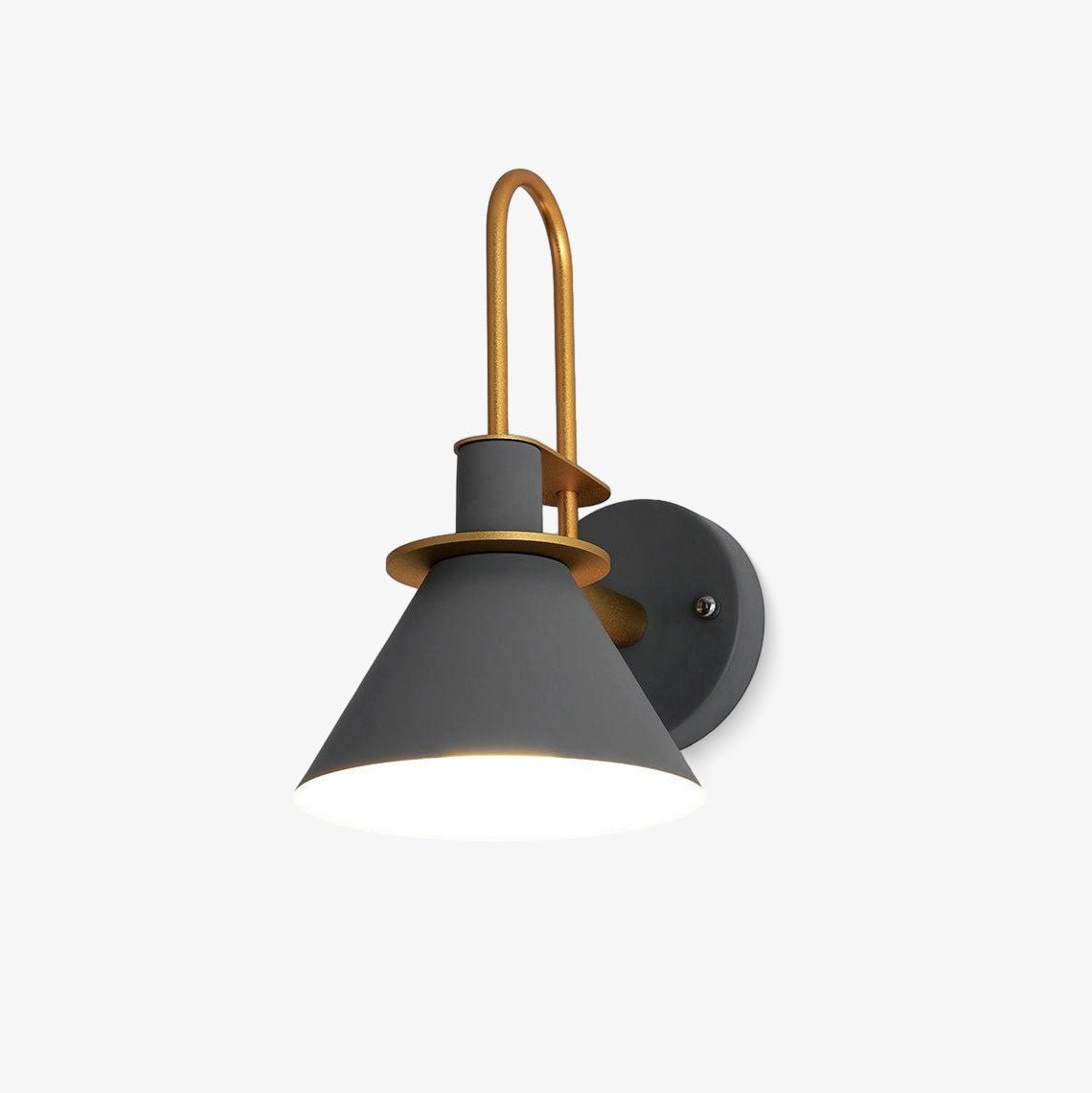 Modern Nordic Minimalist Metal Wall Sconce Geometric Iron Bracket Light Fixture