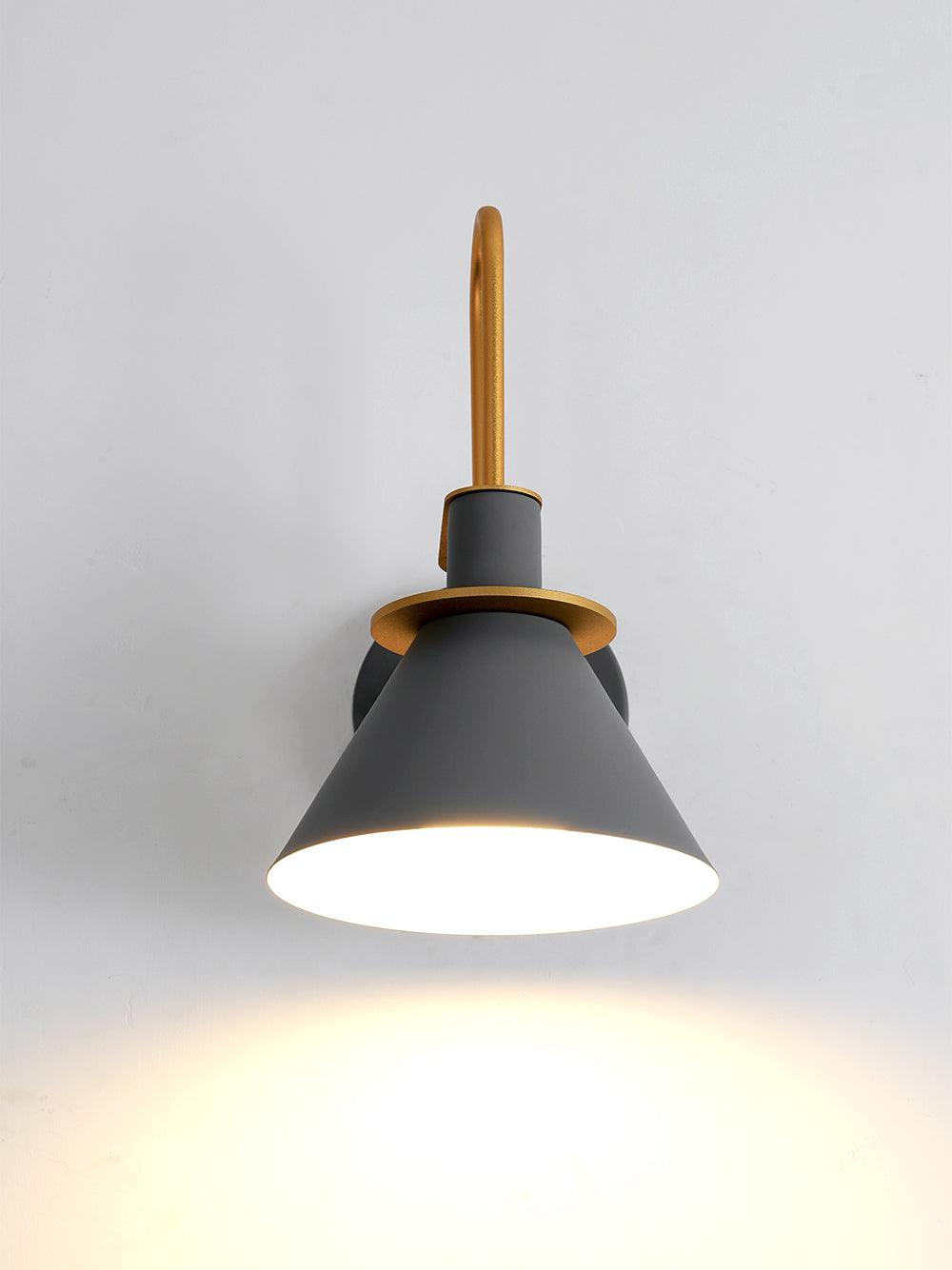 Modern Nordic Minimalist Metal Wall Sconce Geometric Iron Bracket Light Fixture