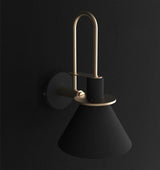 Modern Nordic Minimalist Metal Wall Sconce Geometric Iron Bracket Light Fixture