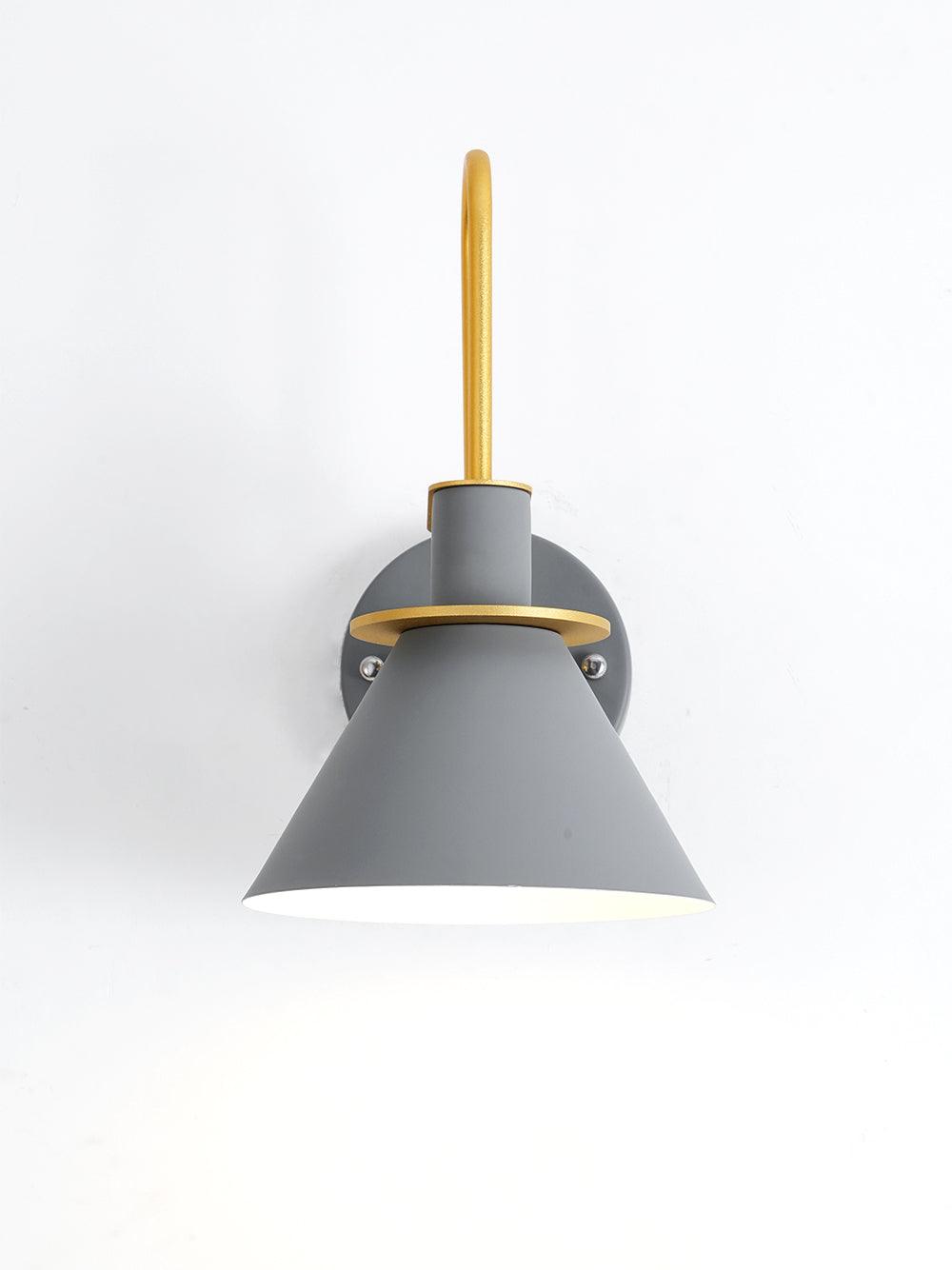 Modern Nordic Minimalist Metal Wall Sconce Geometric Iron Bracket Light Fixture