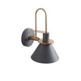 Modern Nordic Minimalist Metal Wall Sconce Geometric Iron Bracket Light Fixture