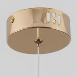 Modern Nordic Moon Ring LED Gold Pendant Light Small Chandelier for Bedside and Living Room