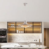 Modern Nordic Multi Layer Aluminum Pendant Light for Dining Room and Coffee Shop