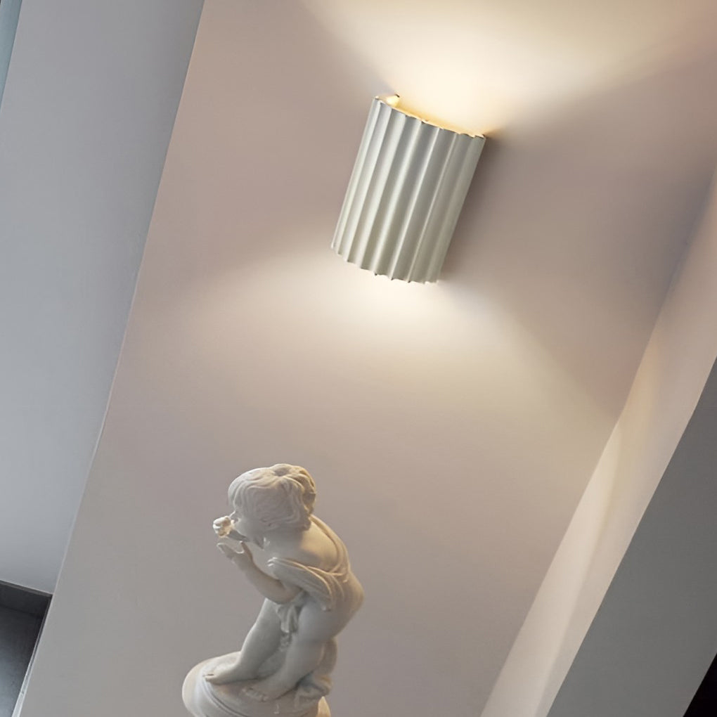 Modern Nordic Resin Up and Down Wall Sconce Light for Living Room and Bedroom