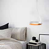 Modern Nordic Ring LED Chandelier for Living Room Multi Light Iron and Acrylic Pendant Lamp