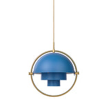 Modern Nordic Rotating Shade Pendant Light Electroplated Iron Chandelier for Dining Room