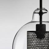 Modern Nordic Round Glass LED Pendant Light for Kitchen Island and Dining Room Decor