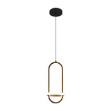 Modern Nordic Round LED Chandelier 3 Step Dimming Pendant Light for Bedside and Living Room
