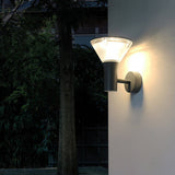 Modern Nordic Round LED Outdoor Wall Sconce and Landscape Path Light Waterproof IP65 Garden Lamp