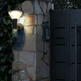 Modern Nordic Round LED Outdoor Wall Sconce and Landscape Path Light Waterproof IP65 Garden Lamp