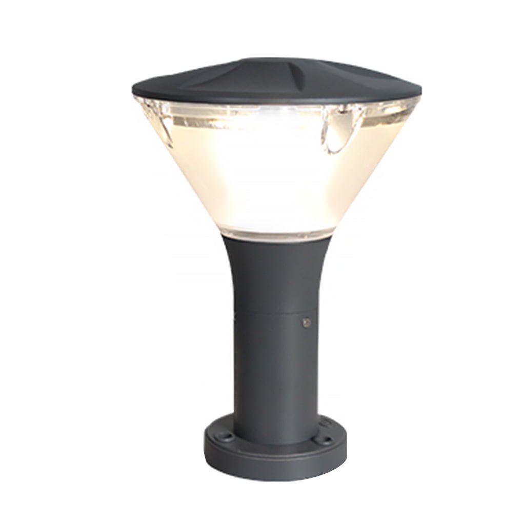 Modern Nordic Round LED Outdoor Wall Sconce and Landscape Path Light Waterproof IP65 Garden Lamp