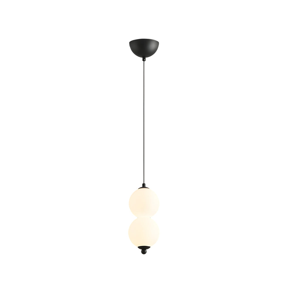 Modern Nordic Spherical Vertical Ball LED Pendant Light for Bedroom and Dining Room