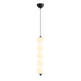 Modern Nordic Spherical Vertical Ball LED Pendant Light for Bedroom and Dining Room