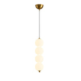Modern Nordic Spherical Vertical Ball LED Pendant Light for Bedroom and Dining Room