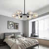 Modern Nordic Sputnik Glass Globe Chandelier LED Hanging Ceiling Light Fixture