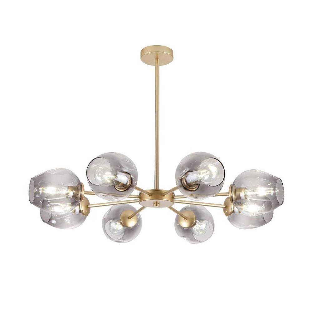 Modern Nordic Sputnik Glass Globe Chandelier LED Hanging Ceiling Light Fixture