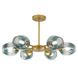 Modern Nordic Sputnik Glass Globe Chandelier LED Hanging Ceiling Light Fixture