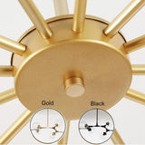 Modern Nordic Sputnik Glass Globe Chandelier LED Hanging Ceiling Light Fixture