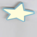 Star Shape LED Flush Mount Ceiling Light Dimmable Nordic Fixture for Nursery and Bedroom