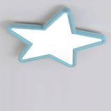 Star Shape LED Flush Mount Ceiling Light Dimmable Nordic Fixture for Nursery and Bedroom
