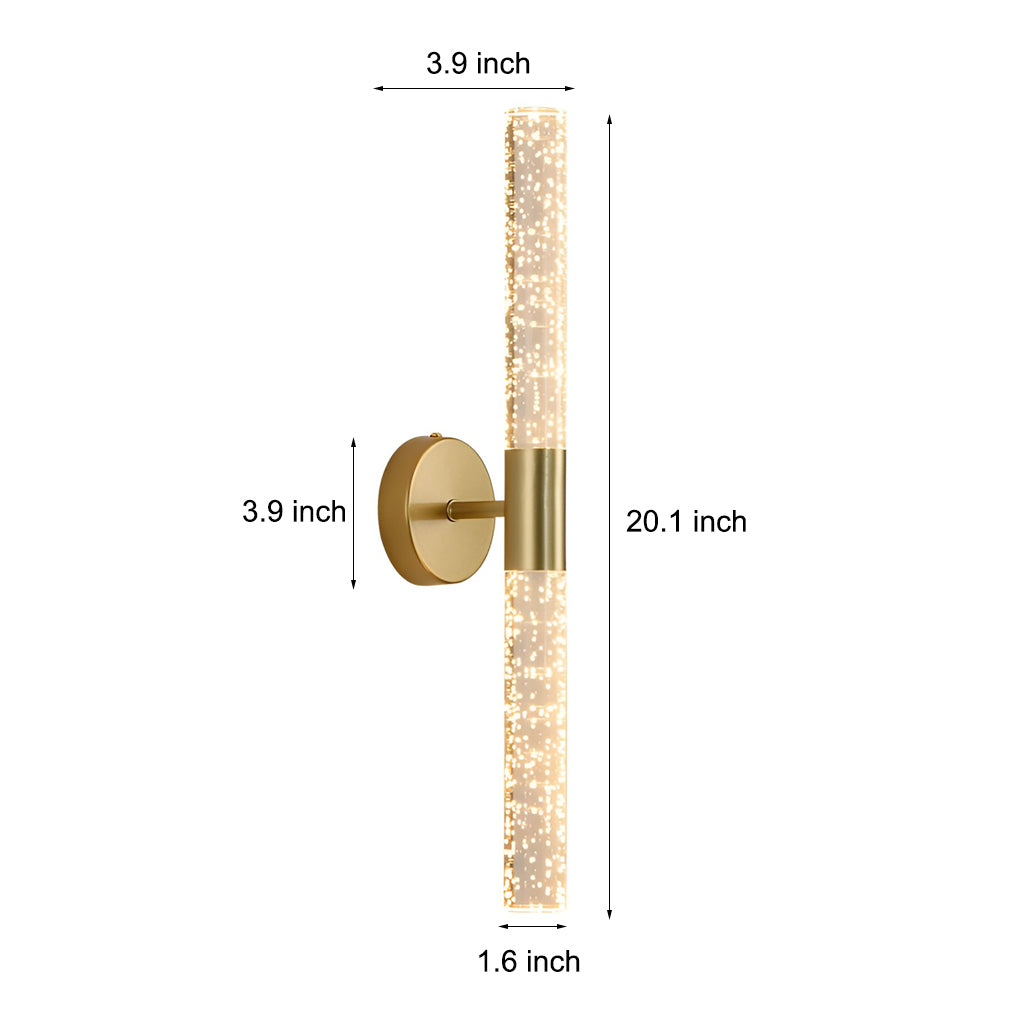 Modern Nordic Strip LED Wall Sconce Minimalist Indoor Light Fixture for Living Room