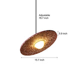 Modern Nordic Terrazzo and Glass Sphere LED Pendant Light with Adjustable Cord